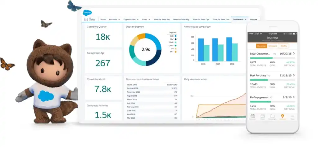 salesforce dashboard