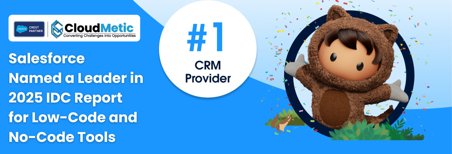 Salesforce Named a Leader in 2025 IDC Report for Low-Code and No-Code Tools