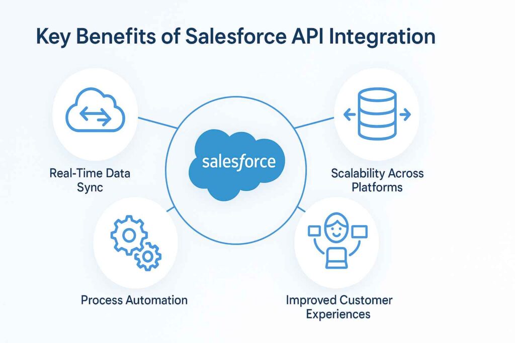 Key benefits of salesforce api integration