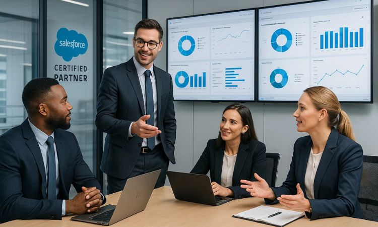 Salesforce implementation partner consulting team planning CRM setup