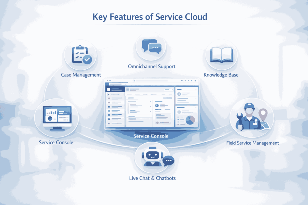Service Cloud key features